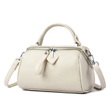 Women's Genuine Leather Boston Bag