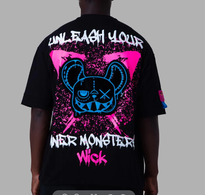 Men’s Oversized Explosion Graphic T-Shirt