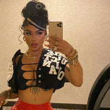 Women’s Sleeveless Graphic Knit Top