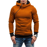 Men’s Slanted Zip Pullover Hoodie