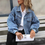 Women’s Cropped Denim Jacket