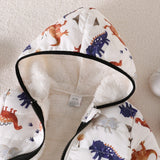 Duoduo Kids Cozy Dino Fleece Jacket