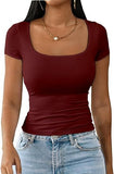 Women’s U-Neck Short Sleeve T-Shirt