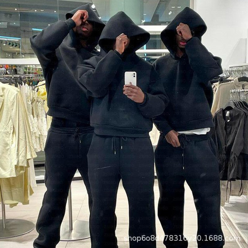 Men’s Plain Pullover Hoodie