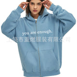 Girls’ Oversized Zip-Up Hoodie Jacket