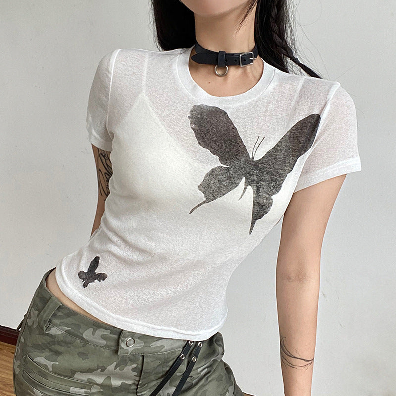 Women’s Butterfly Graphic T-Shirt