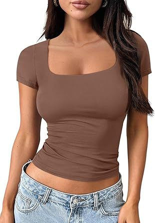 Women’s Classic U-Neck Short-Sleeve Tee