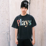 Men’s Y2K Letter Print T-Shirt