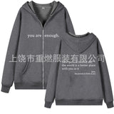 Girls’ Oversized Zip-Up Hoodie Jacket
