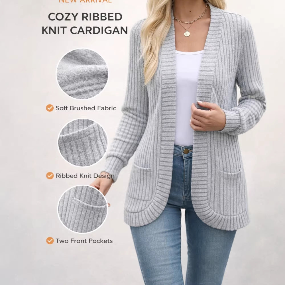 Women’s Textured Patchwork Cardigan