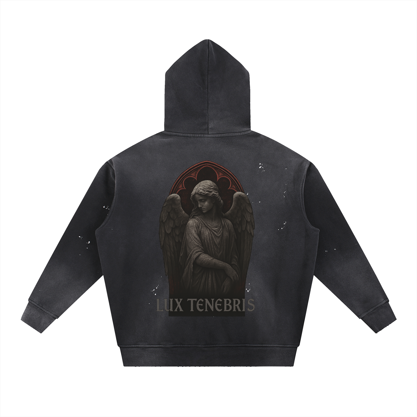Men's The Cathedral Vintage Wash Lux Tenebris Hoodie