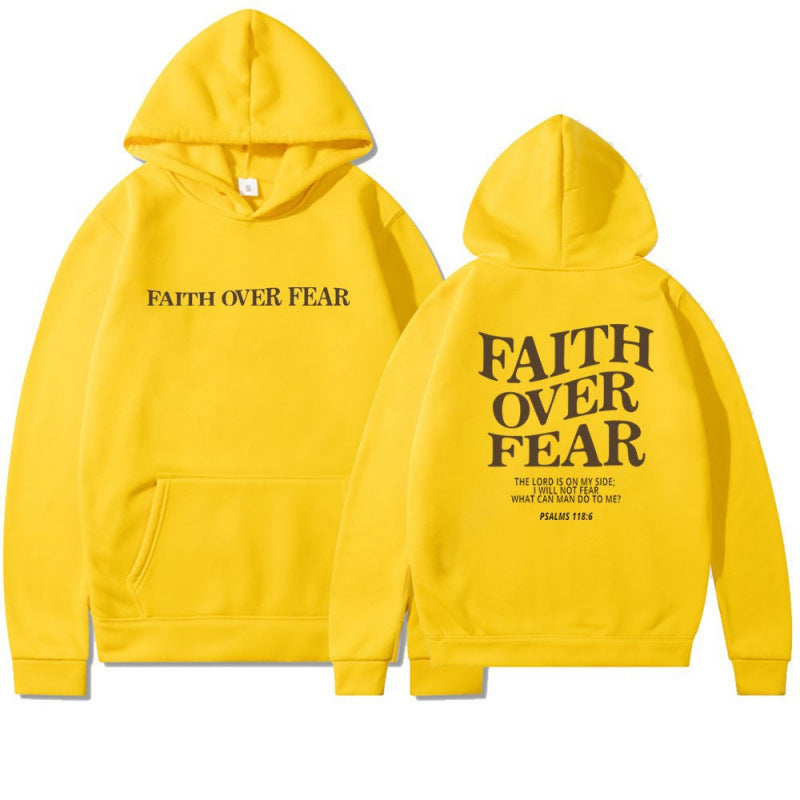 Men’s Faith Over Fear Graphic Hoodie