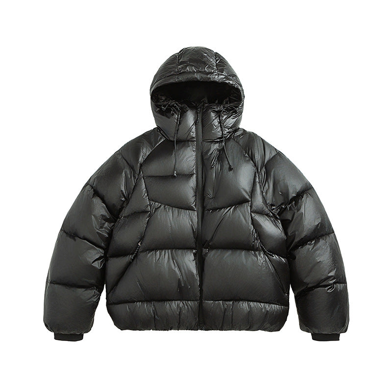 Women's Unisex Hooded Down-Style Jacket