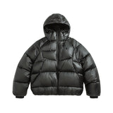 Unisex Hooded Down-Style Jacket
