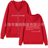Girls’ Oversized Zip-Up Hoodie Jacket