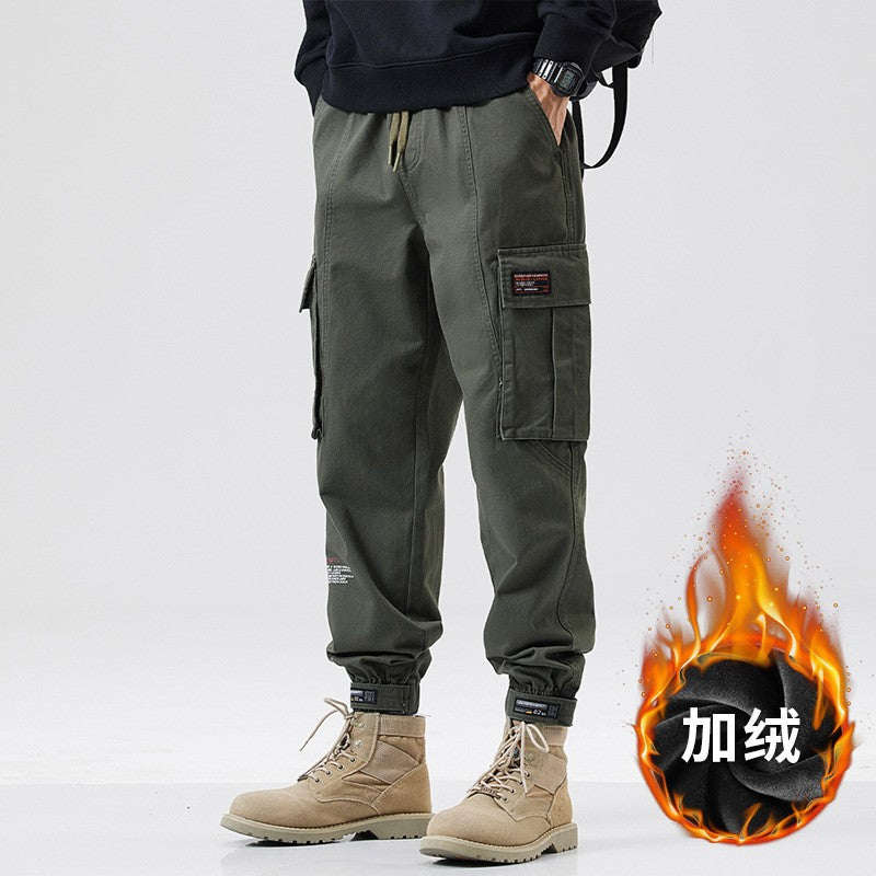 Men’s Fleece-Lined Cotton Work Pants