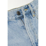 Women's Crystal-Decorated High-Waisted Straight Leg Jeans