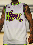Men’s White Graphic Sports Jersey