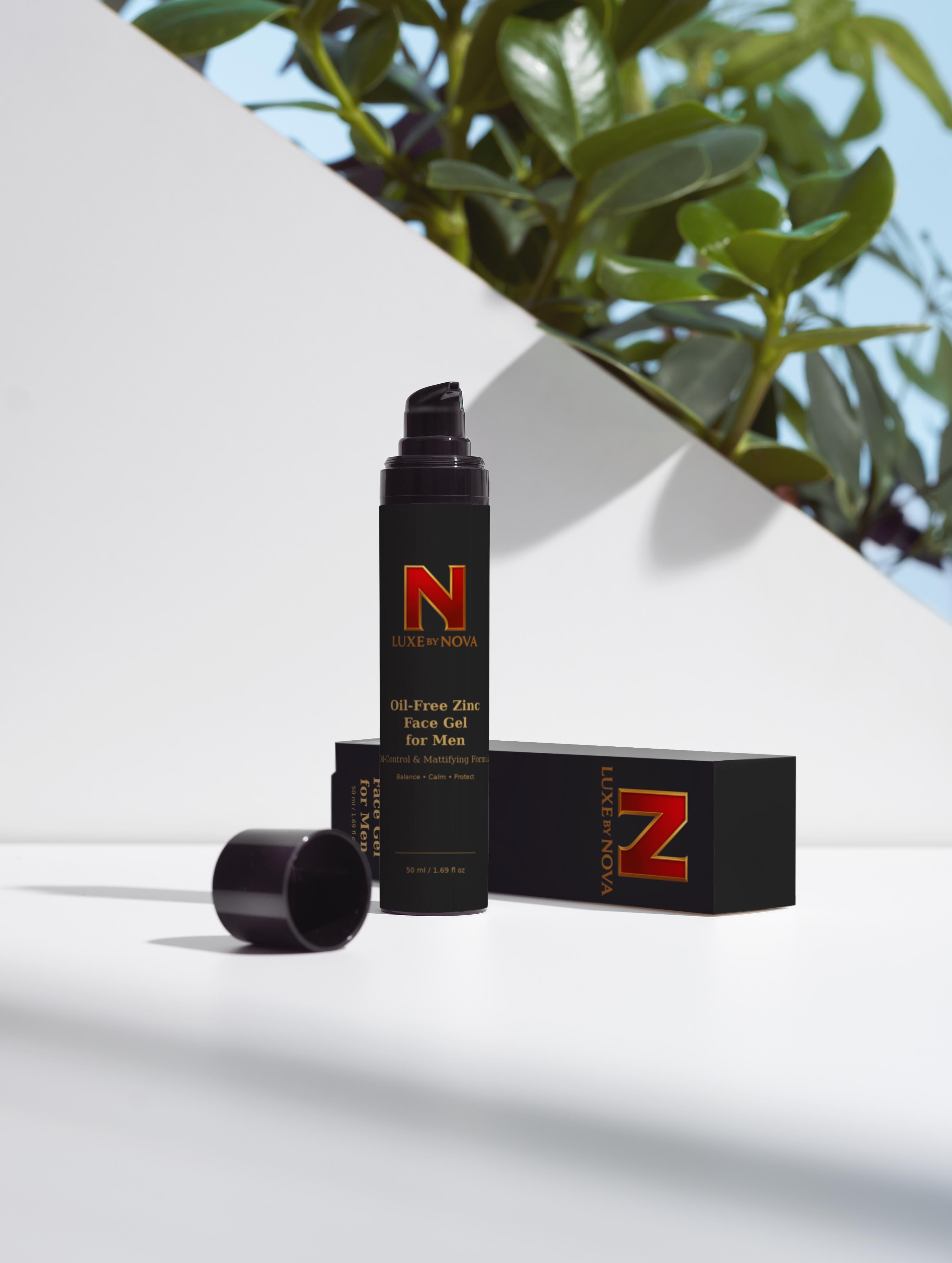 Oil-Free Zinc Face Gel for Men