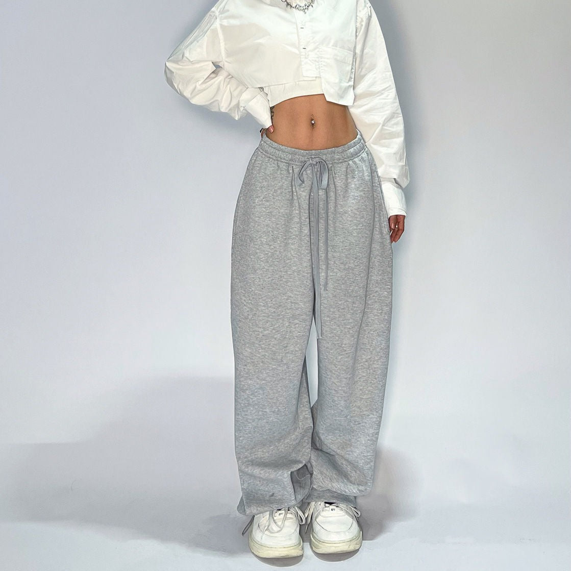 Women's Unisex Loose Fit Graphic Sweatpants