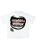 Men’s Y2K Letter Print T-Shirt