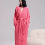 Women’s Thick Fleece Robe Pajama Set