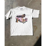 Men’s Oversized Heavy Cotton Retro Graphic T-Shirt