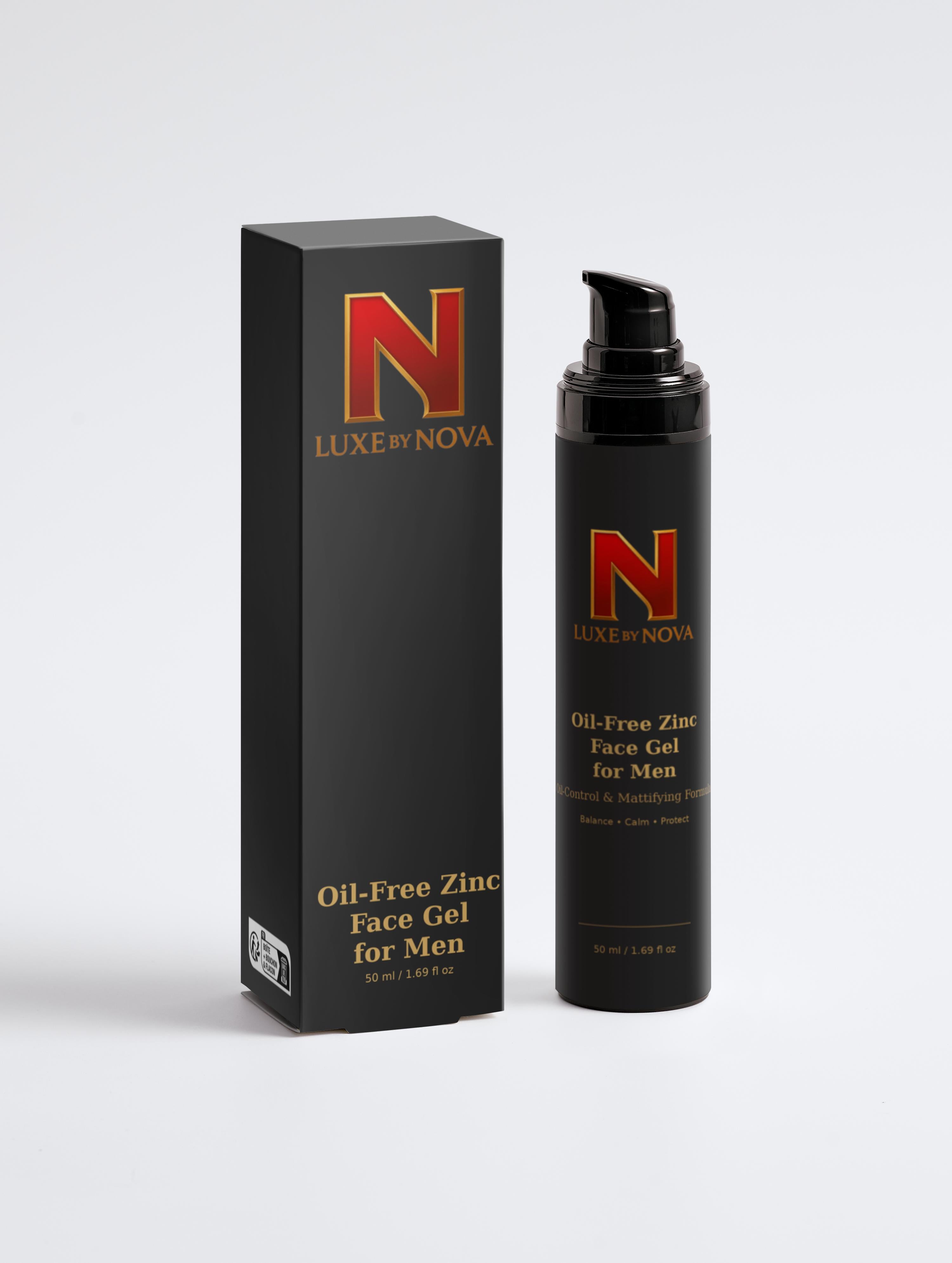 Oil-Free Zinc Face Gel for Men