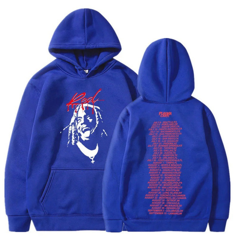 Men's Playboi Carti Print Hoodie