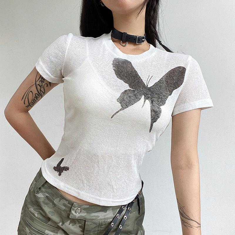 Women’s Butterfly Graphic T-Shirt