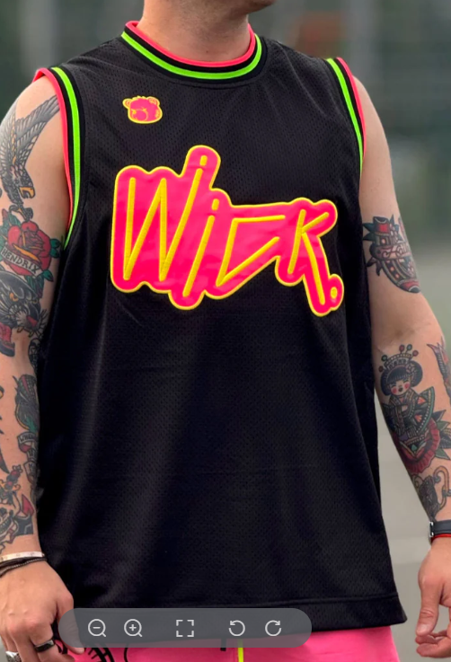 Men’s Black Graphic Sports Jersey