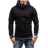Men’s Slanted Zip Pullover Hoodie