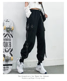 Women's Cargo Pants with Bunched Feet