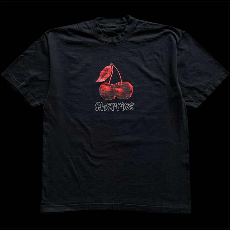 Men’s Oversized Heavy Cotton Retro Graphic T-Shirt