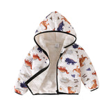 Duoduo Kids Cozy Dino Fleece Jacket