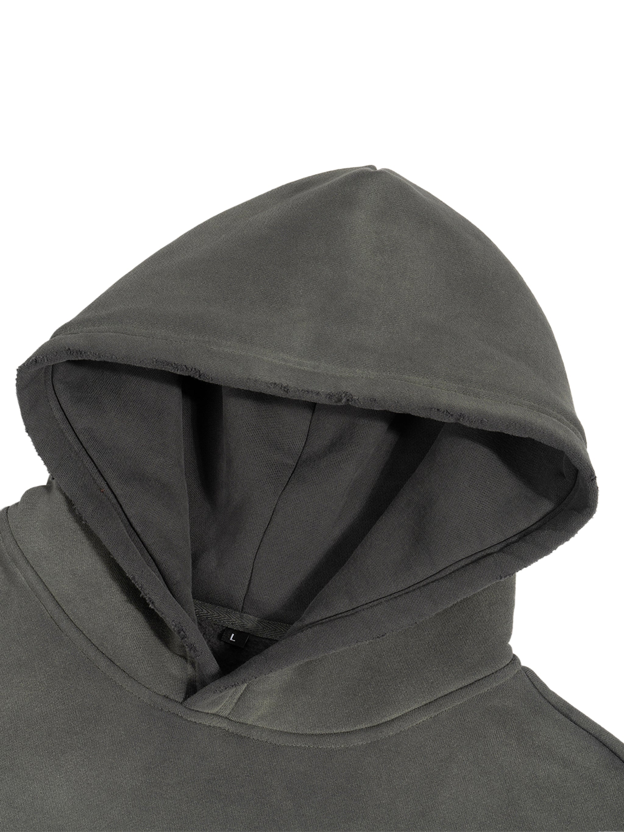 Men's The Cathedral Frayed Snake Print Fleece Hoodie